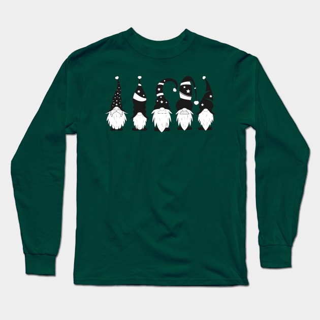 Funny Family Matching Gnome Long Sleeve T-Shirt by Little Designer